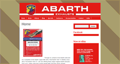 Desktop Screenshot of abarth-exhausts.com